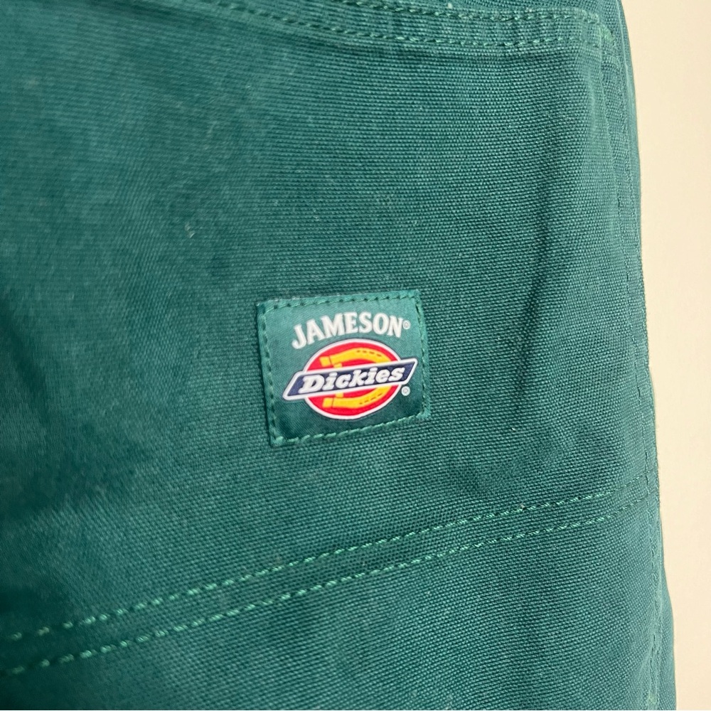 Dickies x Jameson whisky collab double knee bar pants 34x34 in green RARE!